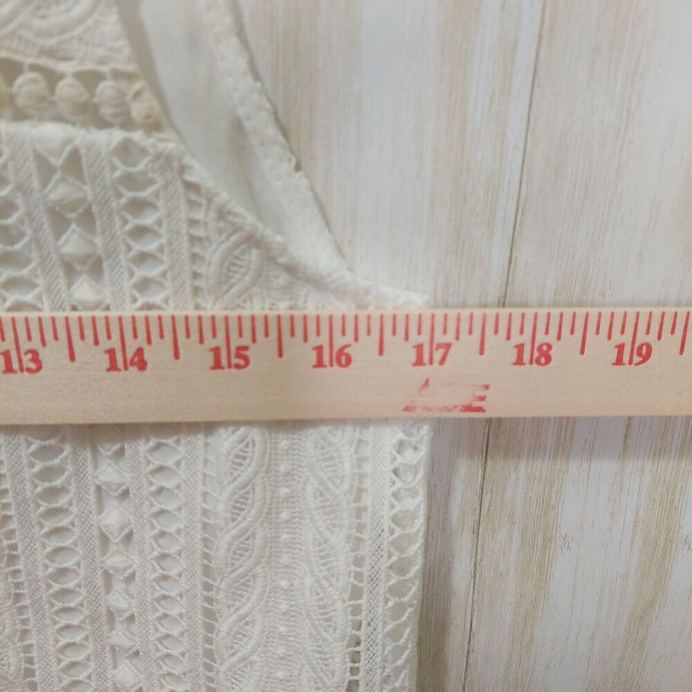 Doe & Rae Women’s Sheath~Size Small~ Sleeveless~Lace Overlay~Drop Waist~Lined - Picture 10 of 12